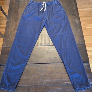 Marine Layer Saturday Men's Navy Blue Jogger Pants, Size XL